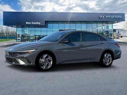 Ecotronic Gray 2025 Hyundai ELANTRA HEV SEL Sport