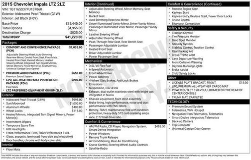 2015 Chevrolet Impala LTZ