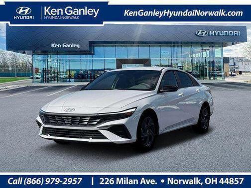 Serenity White Pearl 2026 Hyundai ELANTRA Sport