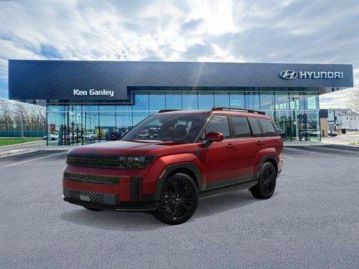 Ultimate Red 2026 Hyundai SANTA FE HEV Calligraphy