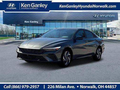 Amazon Gray 2025 Hyundai ELANTRA HEV SEL Sport