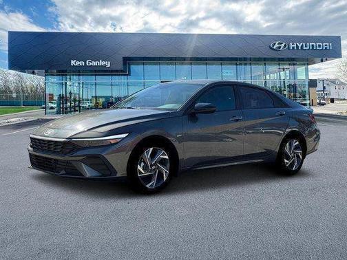 Amazon Gray 2025 Hyundai ELANTRA HEV SEL Sport