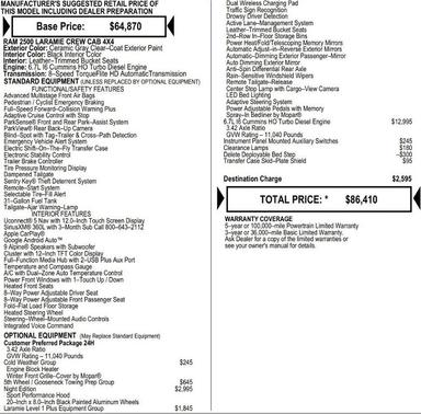 2026 RAM 2500 Laramie