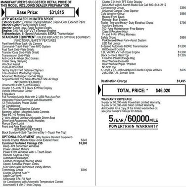 2021 Jeep Wrangler Unlimited Sport