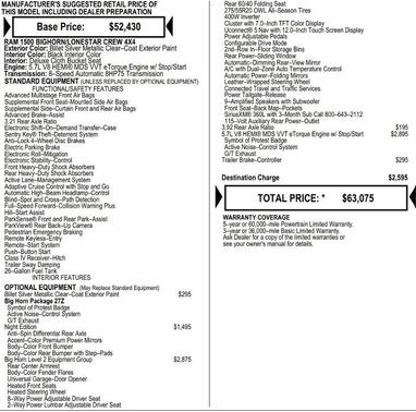 2026 RAM 1500 Big Horn/Lone Star