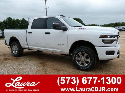 Bright White Clearcoat 2026 RAM 2500 Big Horn