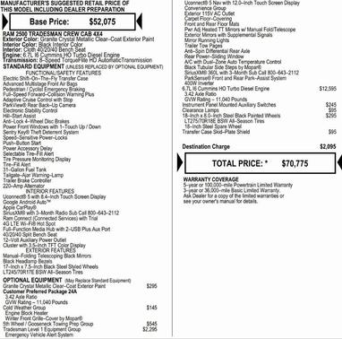 2026 RAM 2500 Tradesman