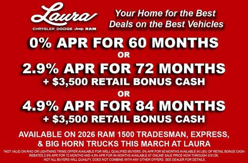 2026 RAM 1500 Big Horn/Lone Star