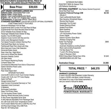 2025 Jeep Grand Cherokee Laredo