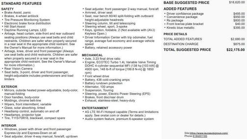 2020 Chevrolet Sonic LT