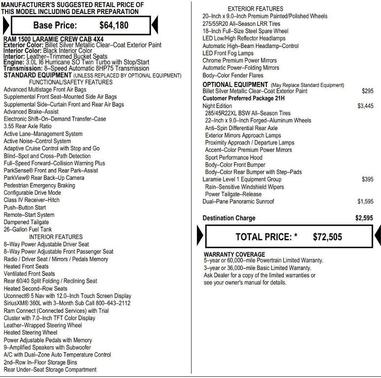 Billet Silver Metallic Clearcoat 2026 RAM 1500 Laramie