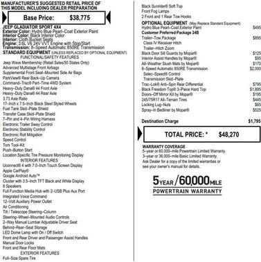 2023 Jeep Gladiator Sport