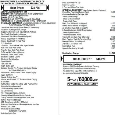 2023 Jeep Gladiator Sport