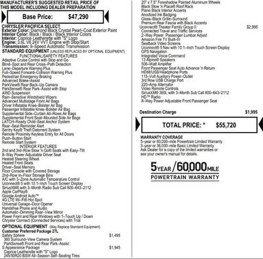 2026 Chrysler Pacifica Select