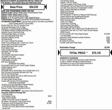 2026 RAM 3500 Tradesman