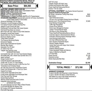 2026 RAM 2500 Laramie