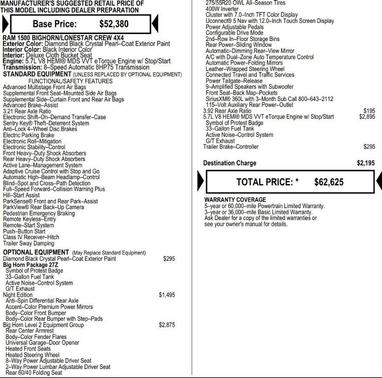 2026 RAM 1500 Big Horn/Lone Star