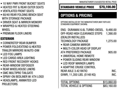 2024 GMC Sierra 2500 AT4