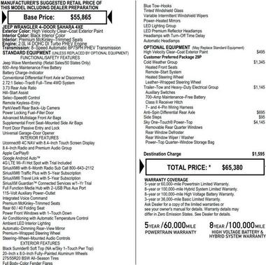 2023 Jeep Wrangler 4xe Sahara