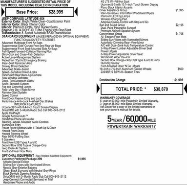 2026 Jeep Compass Latitude