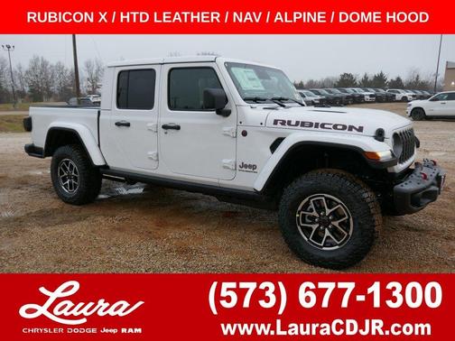 Bright White Clearcoat 2026 Jeep Gladiator Rubicon