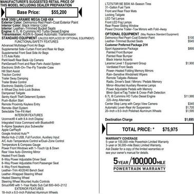2020 RAM 3500 Laramie