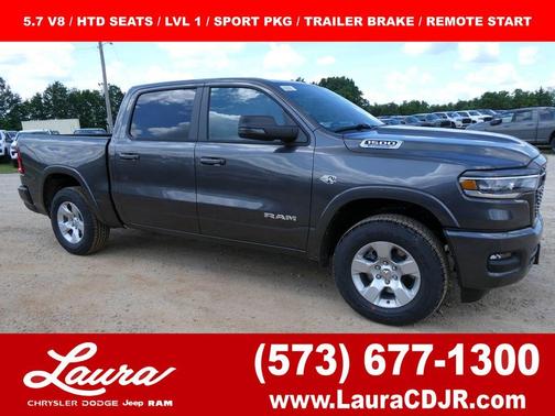 Granite Crystal Clearcoat Metallic 2026 RAM 1500 Big Horn/Lone Star