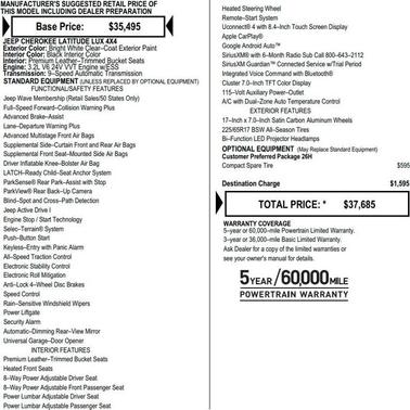 2022 Jeep Cherokee Latitude Lux