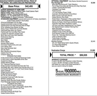 2026 Dodge Durango GT Plus HEMI V8