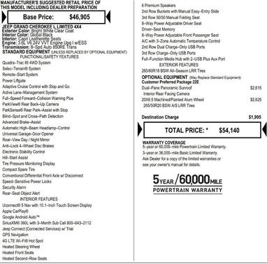 2025 Jeep Grand Cherokee L Limited