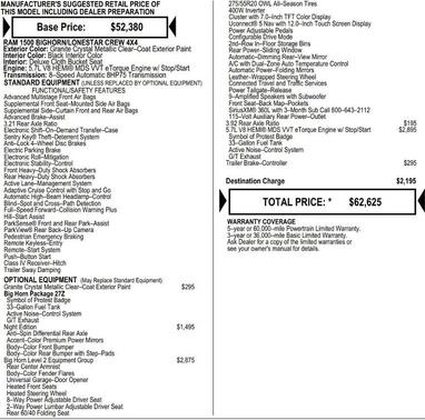 2026 RAM 1500 Big Horn/Lone Star