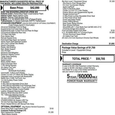 2020 RAM 1500 Big Horn