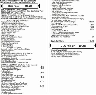 2026 RAM 3500 Big Horn