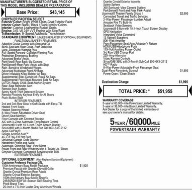 2026 Chrysler Pacifica Select