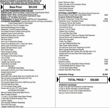 2026 RAM 2500 Tradesman