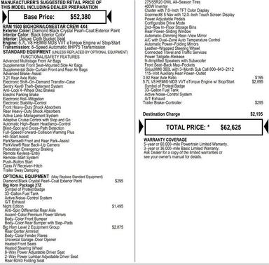 2026 RAM 1500 Big Horn/Lone Star