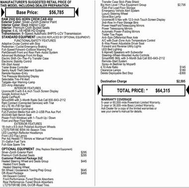 2026 RAM 2500 Big Horn