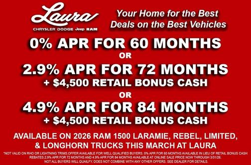 2026 RAM 1500 Laramie
