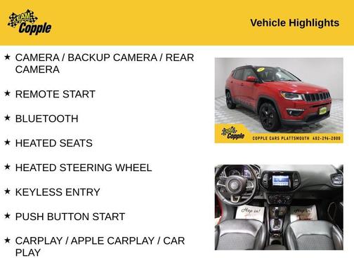 Redline Pearlcoat 2019 Jeep Compass Altitude