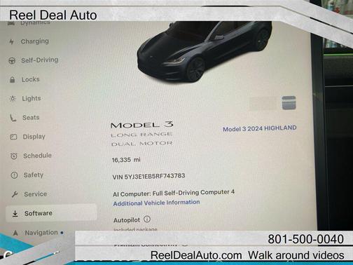 Stealth Grey 2024 Tesla Model 3 Long Range