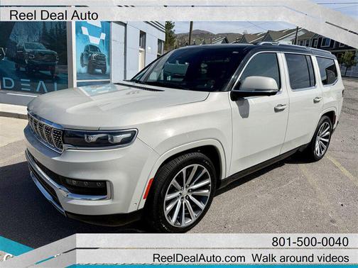 Luxury White Pearlcoat 2022 Jeep Grand Wagoneer Series II 4x4