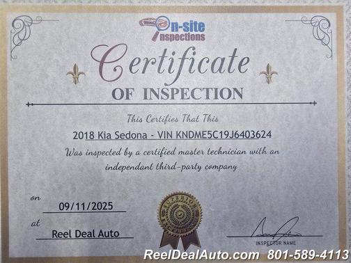 2018 Kia Sedona SX