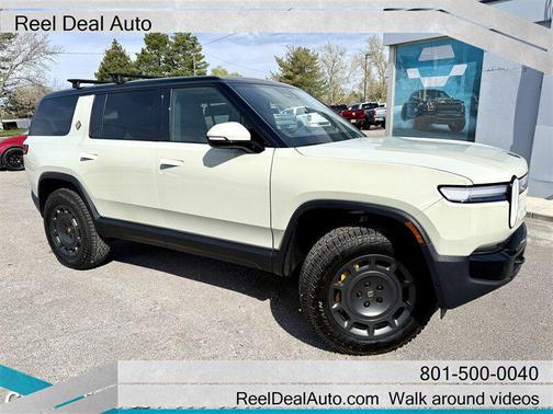 Tan 2025 Rivian R1S Adventure