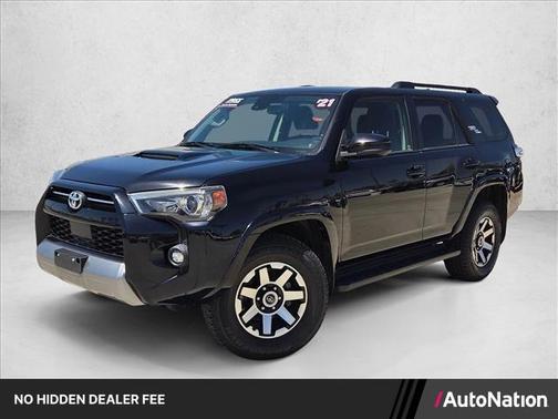 Midnight Black Metallic 2021 Toyota 4Runner TRD Off Road