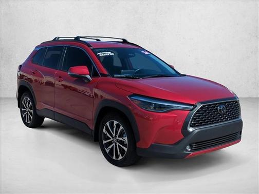 Barcelona Red Metallic 2024 Toyota Corolla Cross XLE