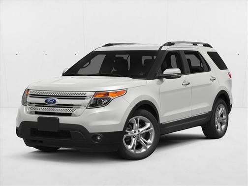 White Platinum Metallic Tri-Coat 2015 Ford Explorer Limited