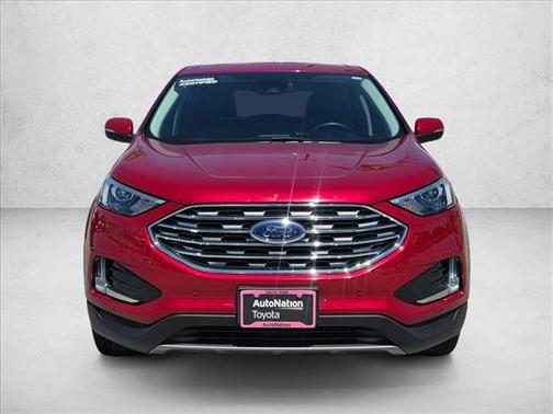 Rapid Red Metallic Tinted Clearcoat 2024 Ford Edge Titanium