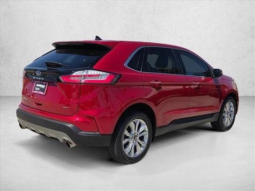 Rapid Red Metallic Tinted Clearcoat 2024 Ford Edge Titanium