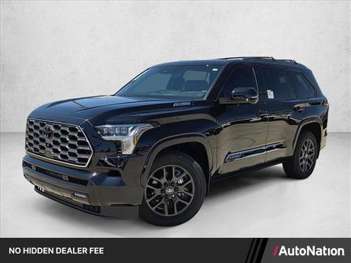 Midnight Black Metallic 2026 Toyota Sequoia Platinum