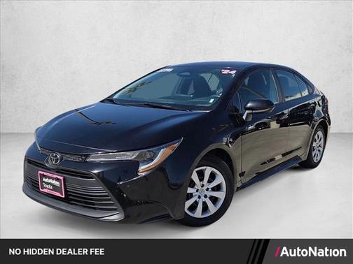 Midnight Black Metallic 2024 Toyota Corolla LE